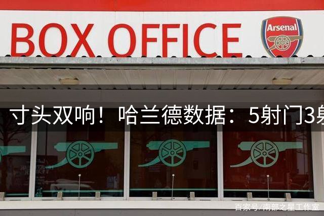 寸头双响！哈兰德数据：5射门3射正2解围3次夺回球权，评分8.3